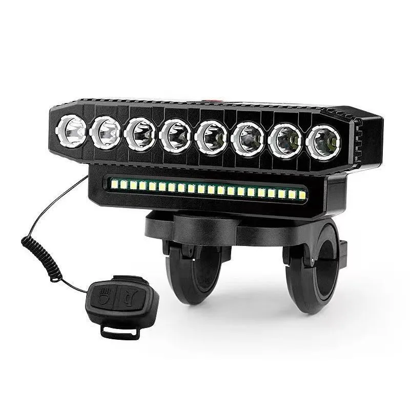 

High Bright Bicycle Front Light Mountain Bike Light Waterproof Led Usb Rechargeable Headlight with Horn 1