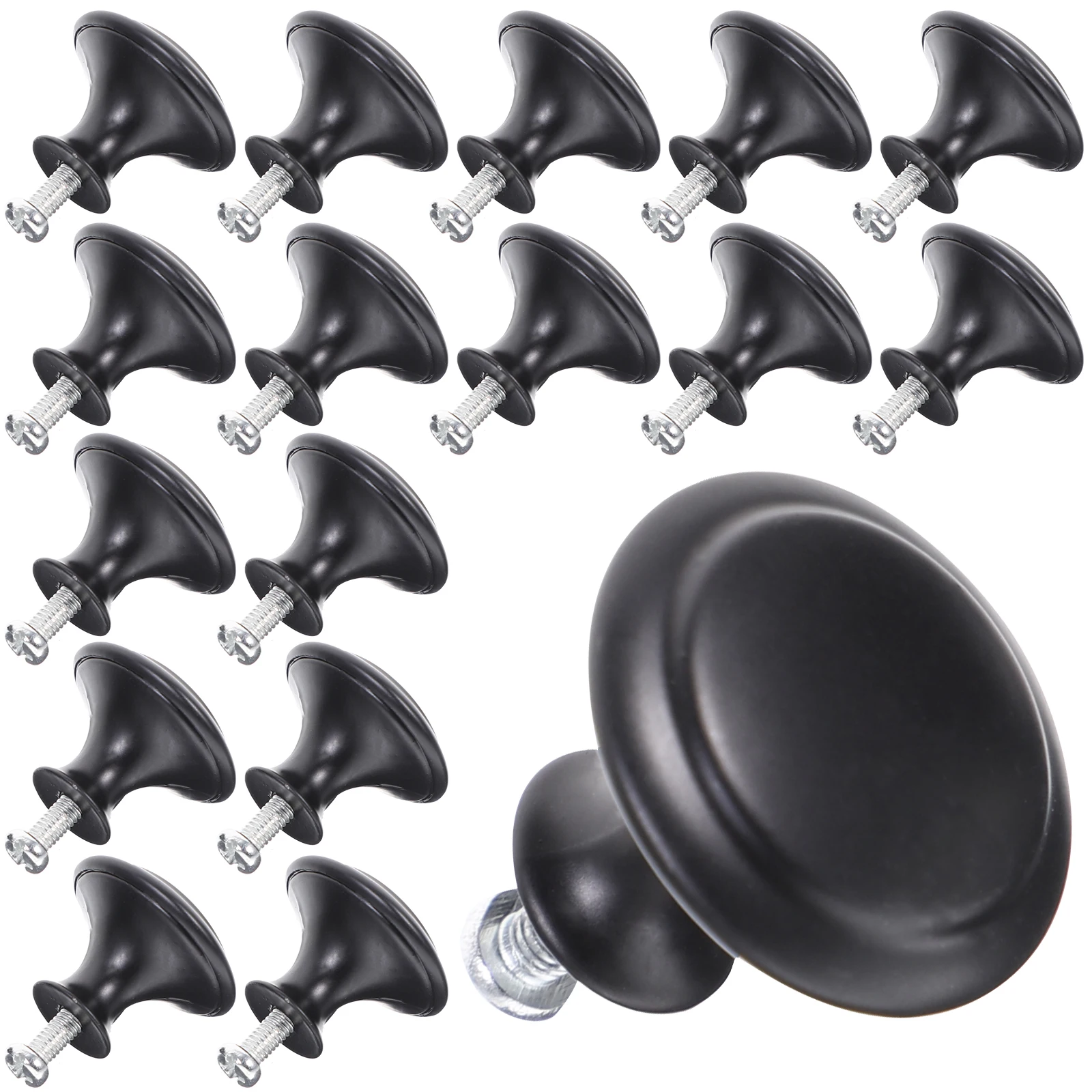 

25 pcs Cabinet Knob Handles Stainless Steel Metal Drawer Pulls Furniture Hardware Replacement for Kitchen Wardrobe Door