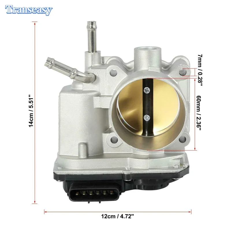 

New Throttle Body Assy untuk For Toyota Corolla Matrix 2005-2008 1.8L Engine 22030-2204 OEM 22030-0D031 22030-0D030 756330977368