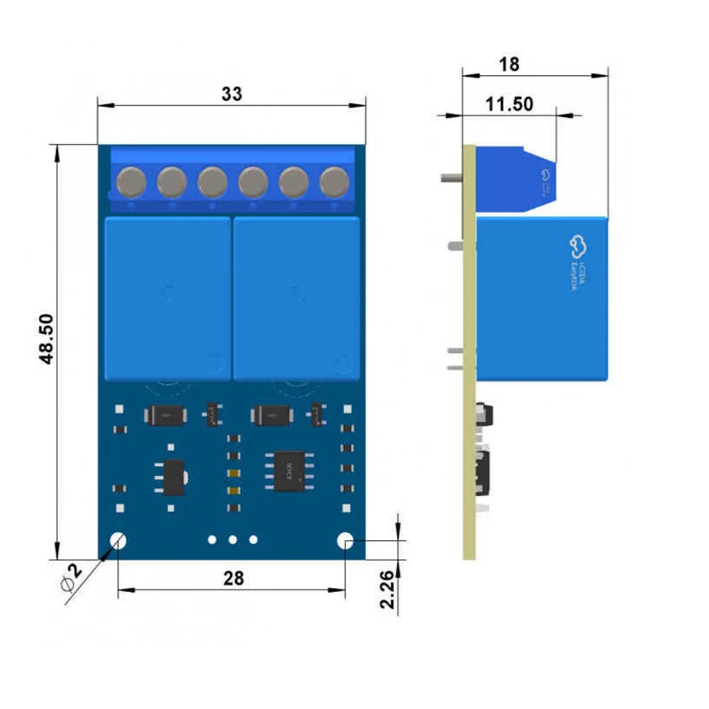 

PWM Signal to Relay Switch Signal Module Receiver to Relay Signal Model 2 Channel Servo Signal 1-2ms Receiver DIY Modification
