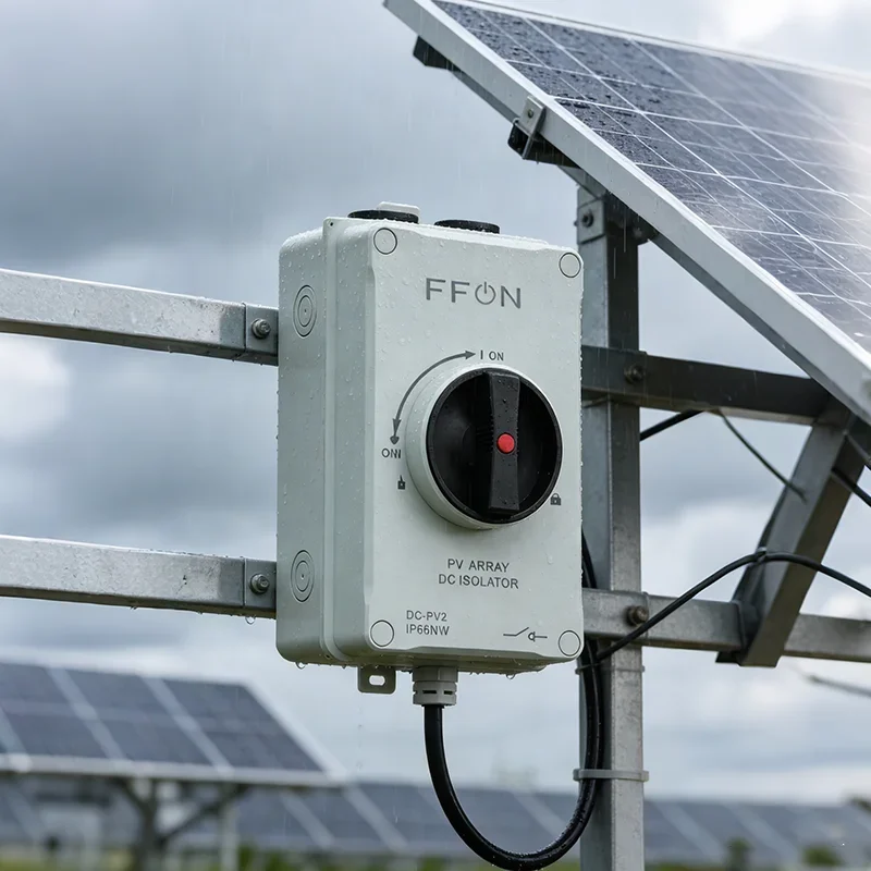 DC Isolator switch 4P 32A 1500V PV switch IP66 for Solar energy system inverter Outdoor Waterproof IP66 With CE