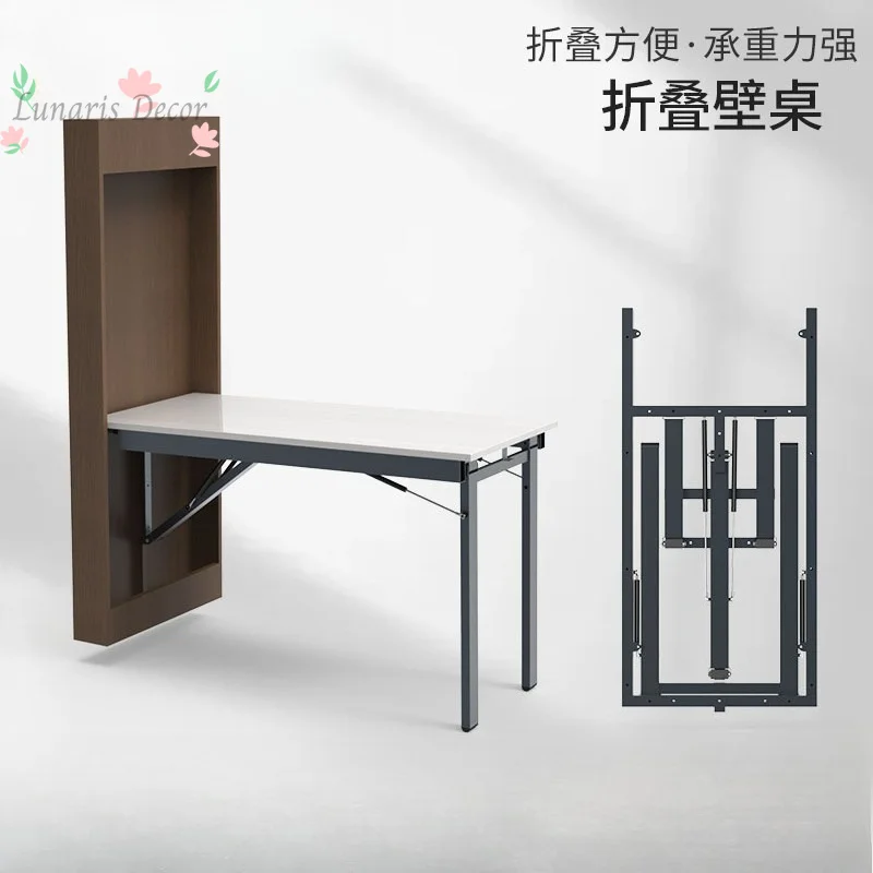 Folding dining table Wall table Desk wine cabinet Invisible wall hanging table Retractable hidden hardware accessories
