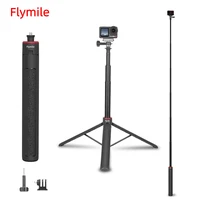 Trípode Flymile Action 5 Pro, Palo Selfie Ajustable con Mango Largo, Soporte de Viaje Vlgo para Accesorios DJI OSMO 360/Action 4