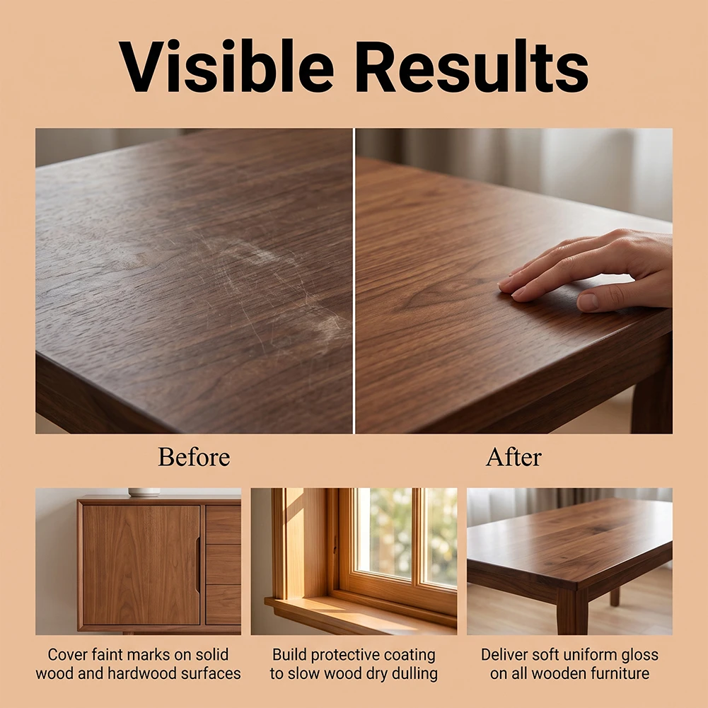 Hardwood Floor Restorer For Deep Scratches Safe For All Sealed Wood Surfaces. Dining Room Mahogany Table Care