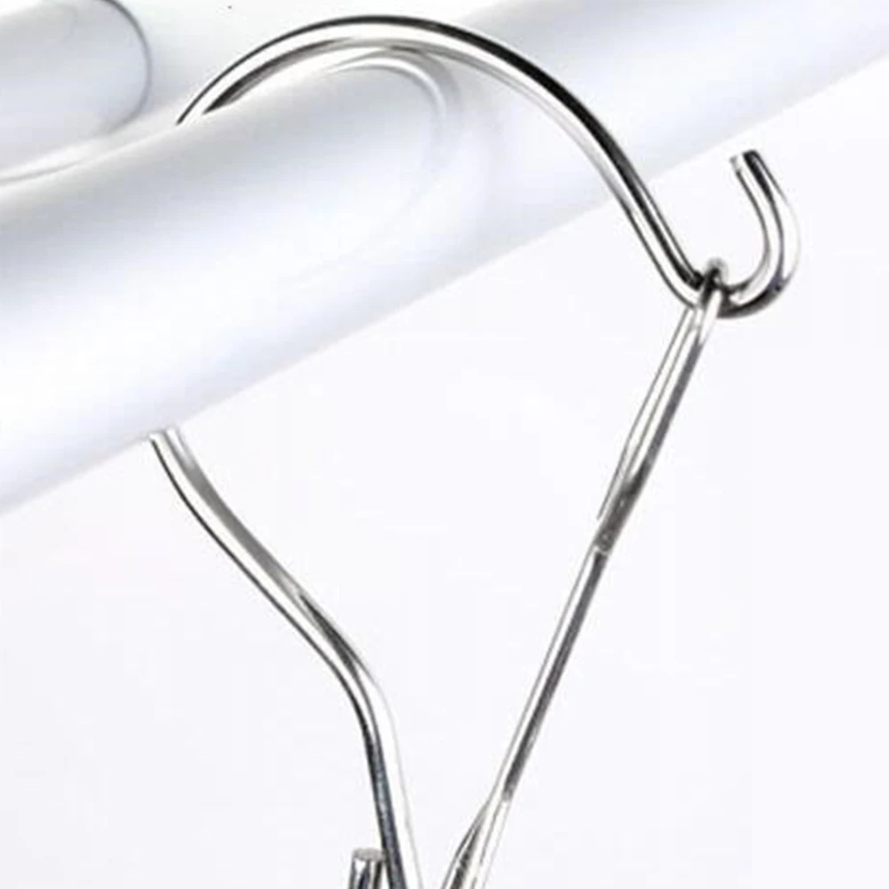 

Square Sock Rack Stainless Steel Laundry Hanger Windproof Space Saver Drying Rack Multi-Functional Socks Holder Single