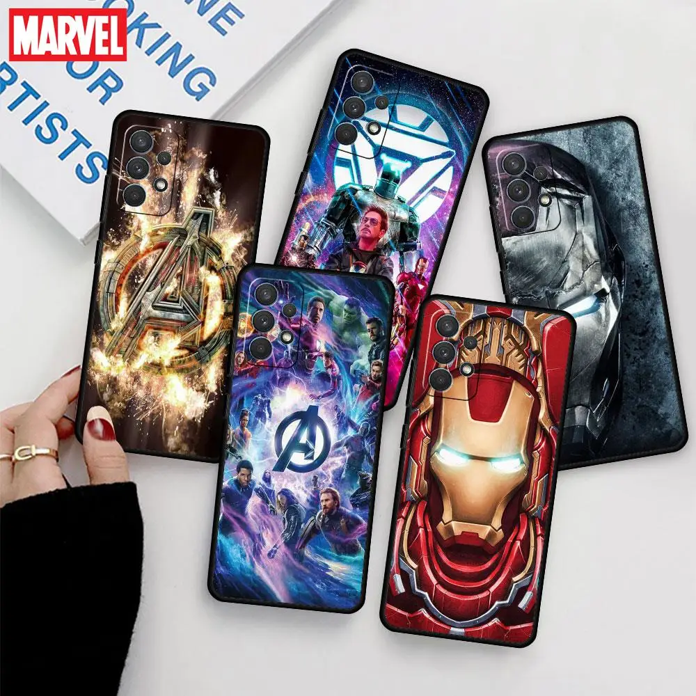 Marvel Superheroes The Avengers Hero Phone Case For Samsung Galaxy A73 A53 A33 A23 A13 5G A03 A03S S22 5G S22 Plus Cover