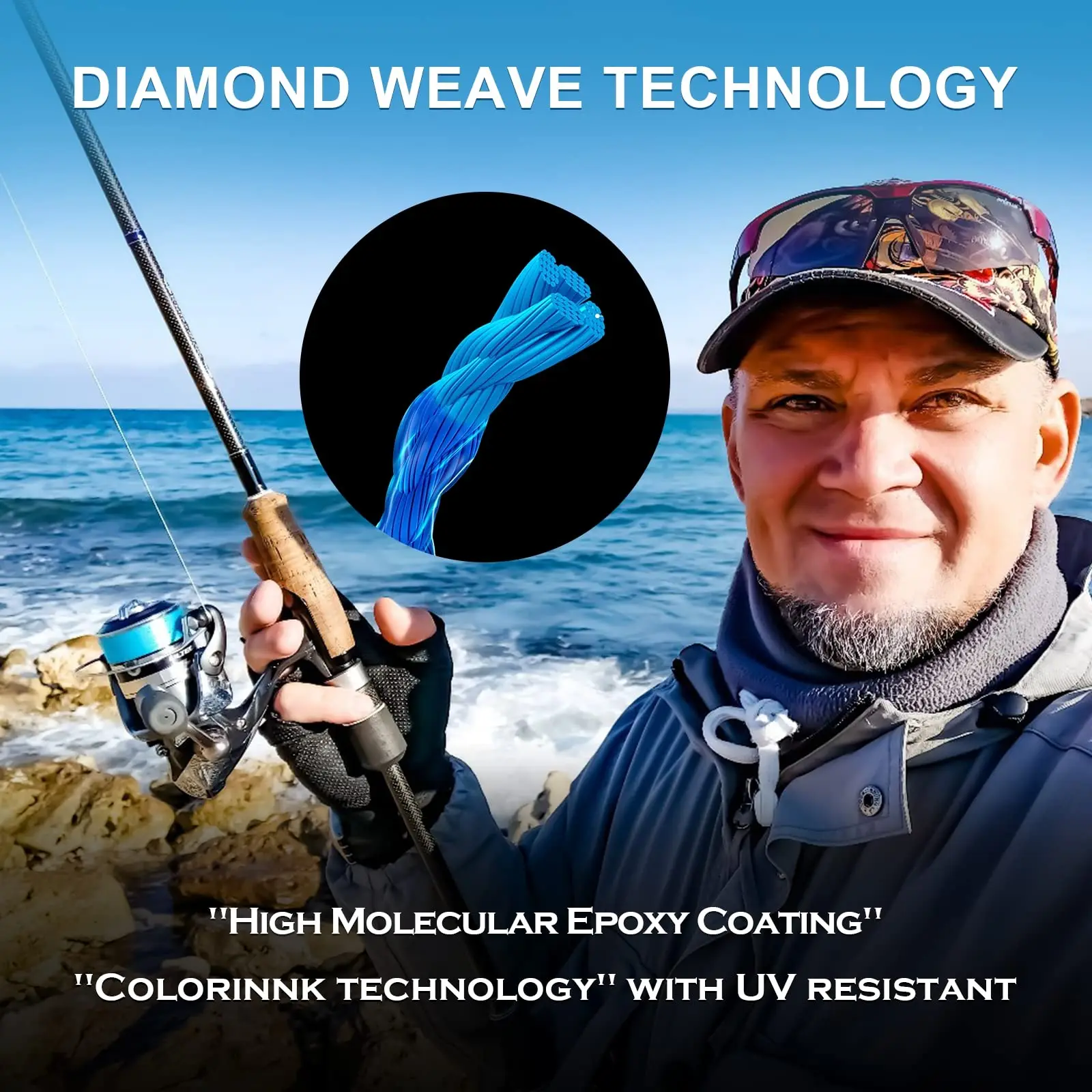 ZUKIBO Super Power – Sedal trenzado X4 PE 4 hebras - imagen 2