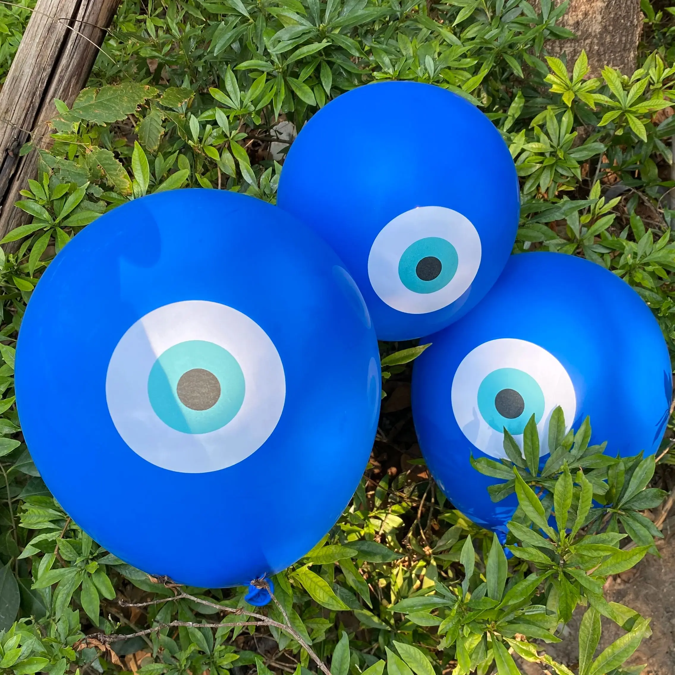 12 Water Green Evil Eyes Balloons Mashallah Decorations Circumcision Balloon