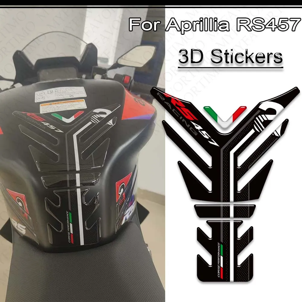 

Fit For Aprilia RS 457 RS457 2024 2025 Side Fuel Tank pad Tank Pads Protector Stickers Knee Grip Traction Pad