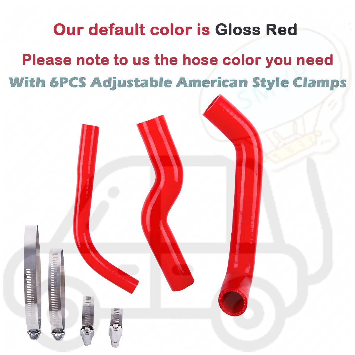 For Autobianchi A112 3-7 Series 900 1000 1050 Lancia A 112 S3 S4 S5 Silicone Radiator Hoses Auto High Performance Kit 3PLY 3PCS