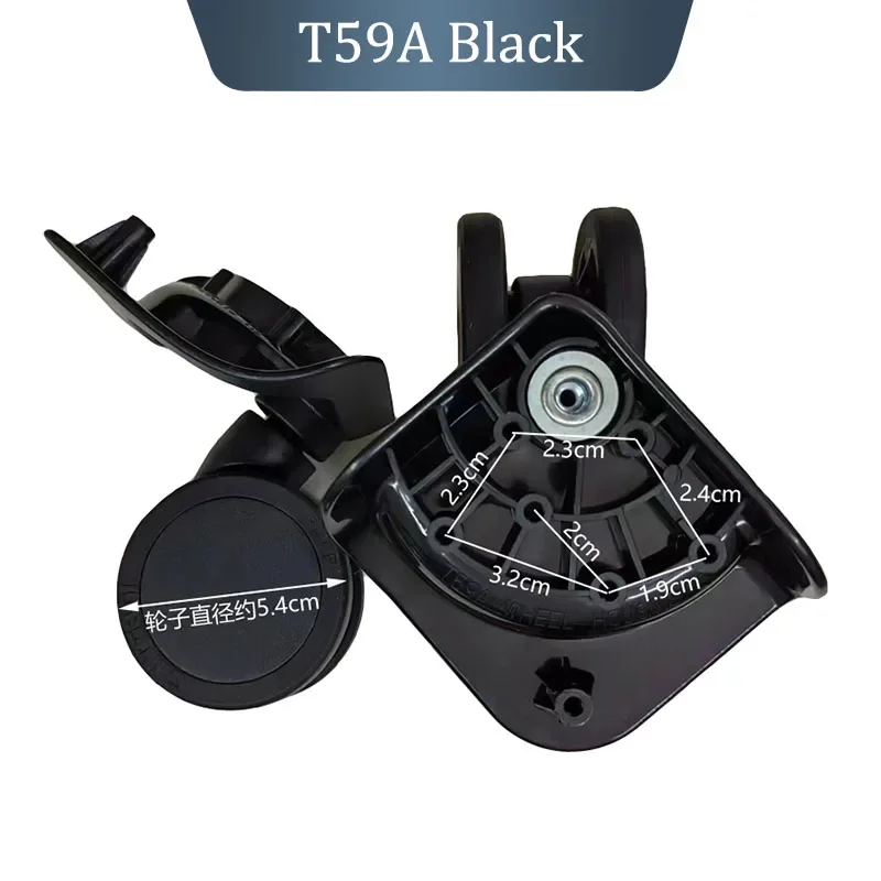 For SJTOBOL T59A Universal Luggage Wheel Replacement Kit - Durable Luggage Wheel Repair Parts For Smooth 360° Rotation