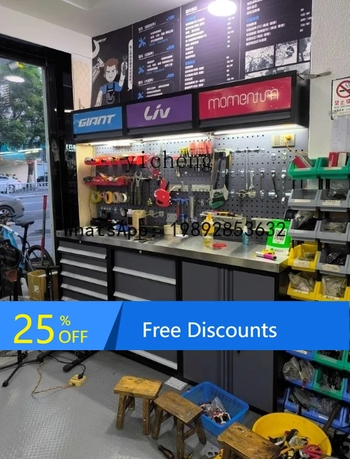 Auto Repair Workstation Combination Tool Cabinet Multi-Functional Heavy Duty Maintenance Car Operation Table