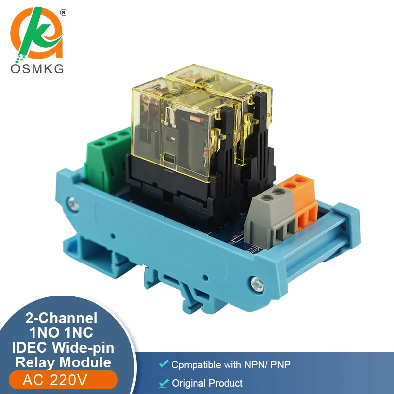 2/6/8Channels 1NO 1NC Relay Module 220VAC  12A Electromagnetic Relays Relays  for Filling Machine