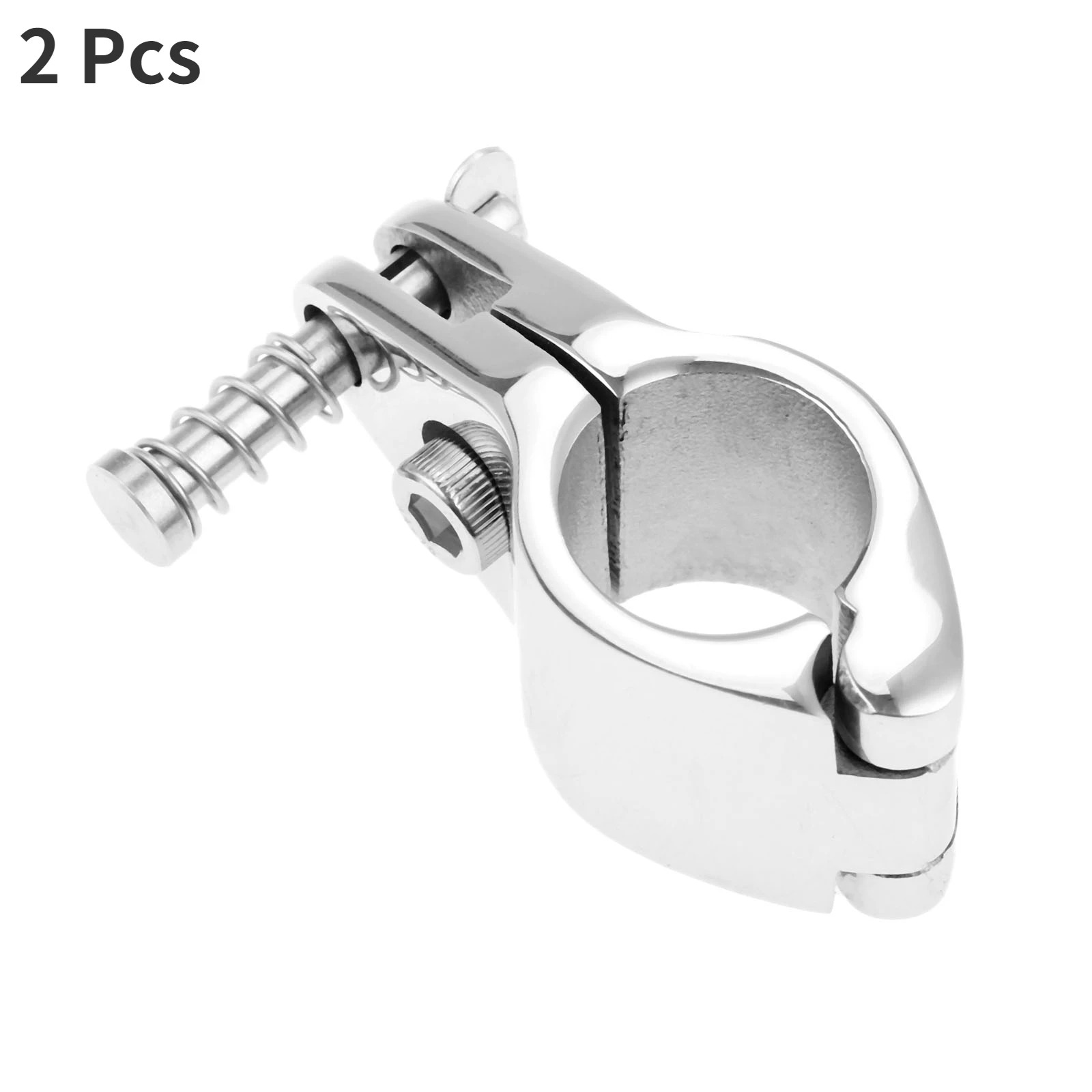 

2 Pcs 7/8 Inch 22mm Jaw Slide Hinged Bimini Top Fitting Stainless Steel Marine Awning Hardware Fitting Rowing Boats Accessories