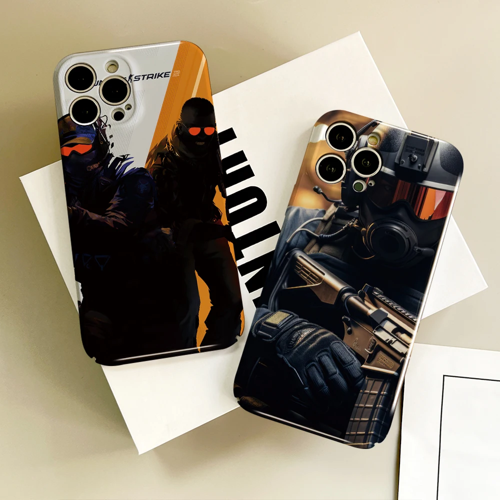 FPS Game C-Counter S-Strike 2 Phone Case For IPhone 16 15 14 13 12 11 Plus Pro Max Mini All-inclusive Tough Personalized Cover