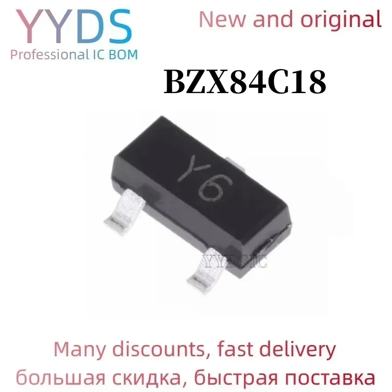 20PCS BZX84C18 SOT2… - image