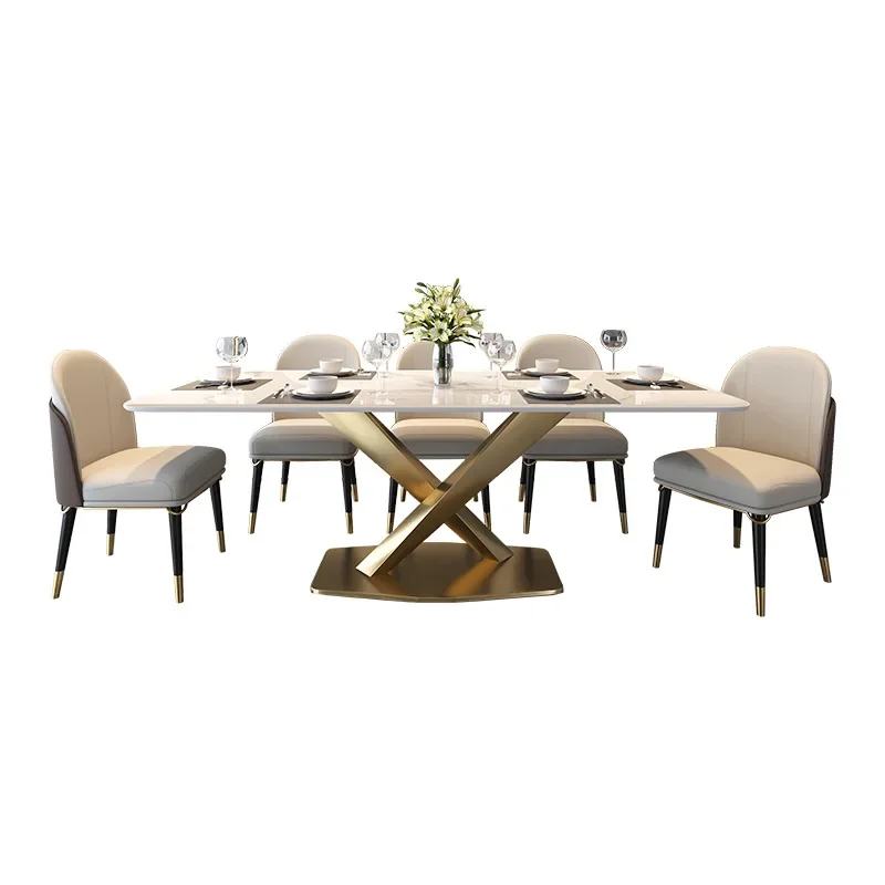 طاولة طعام وكراسي حديثة، منزلية، شقة صغيرة، طاولة طعام، مصمم، فاخرة خفيفة #1