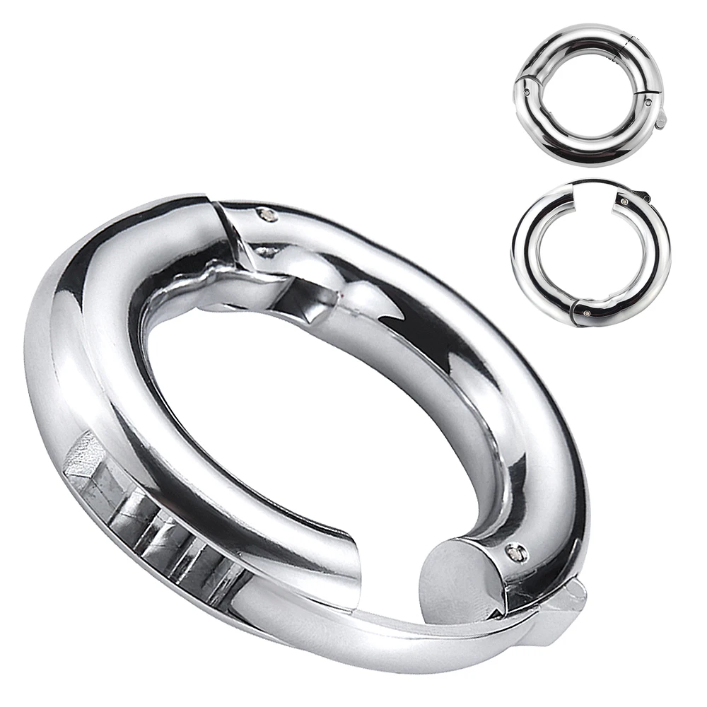 Adjustable Metal Penile Rings Penile Weights Exercise Restraints Adult Sex Toys BDSM Bondage Sex Toy Sexual Wellness