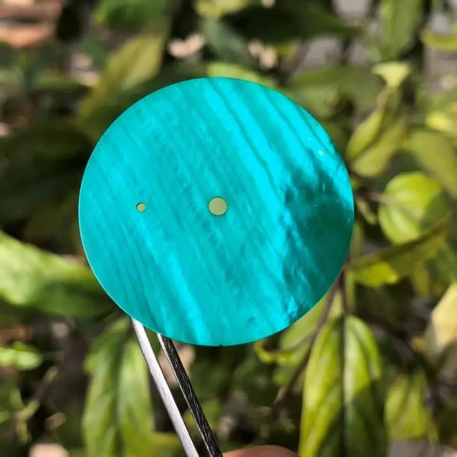 

Белый и зеленый рябчатый циферблат диаметром 37 мм подходит для ST3600/TA6497/ETA6498/ST3621