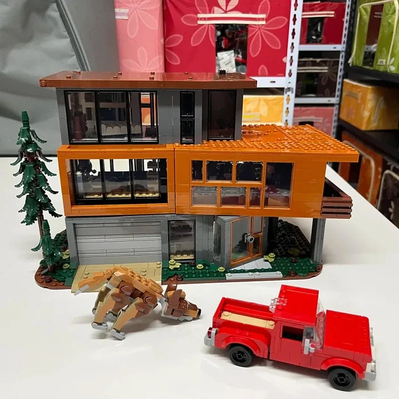 2026NEW MOC 2001pcs Family House Building Blocks Replica Model DIY Assembly Kit Twilight Christmas Gift For Adults Collectors