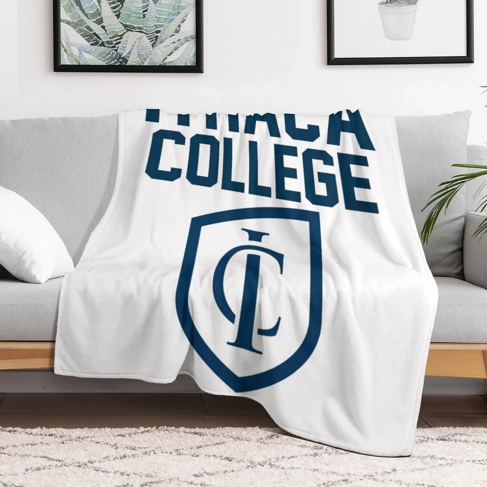 Ithaca College Throw Blanket Beautifuls Personalized Gift Blankets