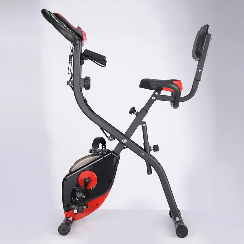 Fitness equipment Indoor magnetic control rear bicycle, with heart rate display, riding a sports exercise bike