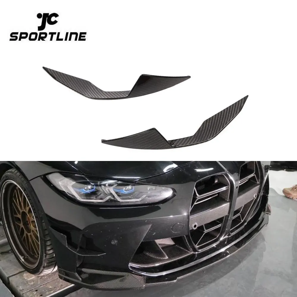 

Modify Luxury New 3 4 Series Dry Carbon Fiber Car Front Canards For BMW G80 M3 G82 M4 2D 4D 2021-2022