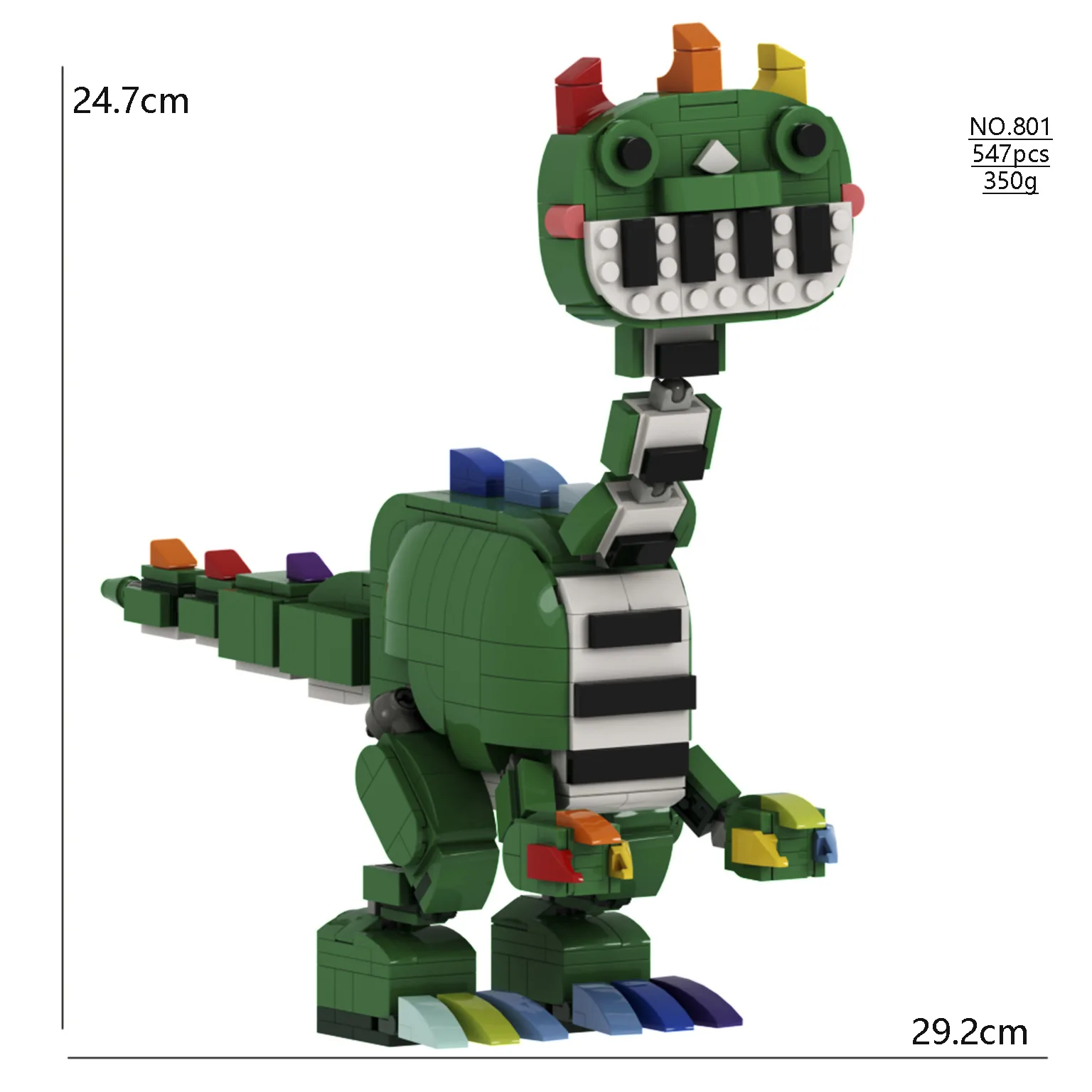 حار كابوس بوب Catnap الوحش اللبنات ابتسامة المخلوق الفصل 4 الرسوم المتحركة الطوب نموذج لعب أطفال بنين هدية عيد ميلاد #2