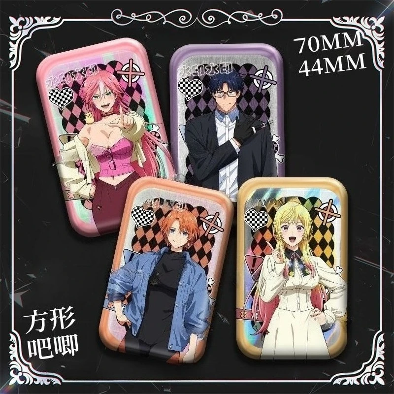 Marriage Txin Hikaru Gero Mei Kiyosaki Metall-Abzeichen Hochwertiges Farbdruck-Anime-Emblem für Schulranzen, Kleidung und Dekoration als Geschenk – Detail 2