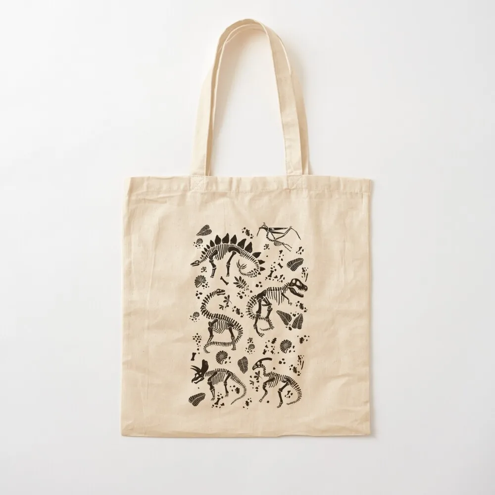 Excavated Dinosaur Fossils Tote Bag foldable reusable bag university shopper bag tote canvas shopper bags for women
