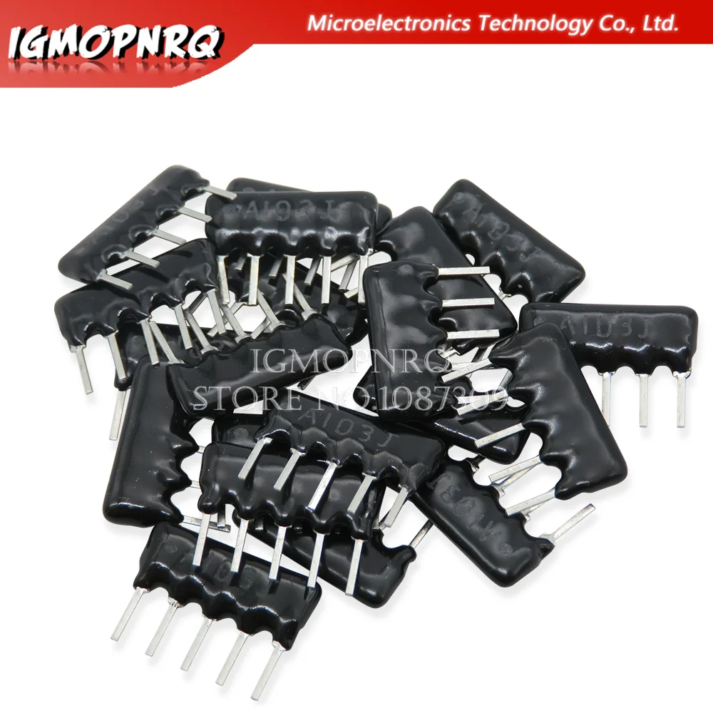 10pcs 6PIN 5PIN 9PIN exclusion Network Resistor array DIP 100 220 330 470 510 680 1K 1.2K 1.5K 2K 2.2K 3.3K 4.7K 10K 100K ohm 6P