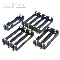 1x2x3x4x18650 portabatteria smt 18650 scatola di immagazzinaggio smd contenitore batteria power bank con perni in bronzo ricaricabile SMT fai da te