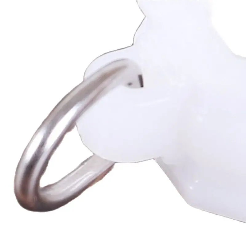 Plastic Curtain Track Accessories Soft Rigid Rail Guide European Small Bend Mute Pulley Track