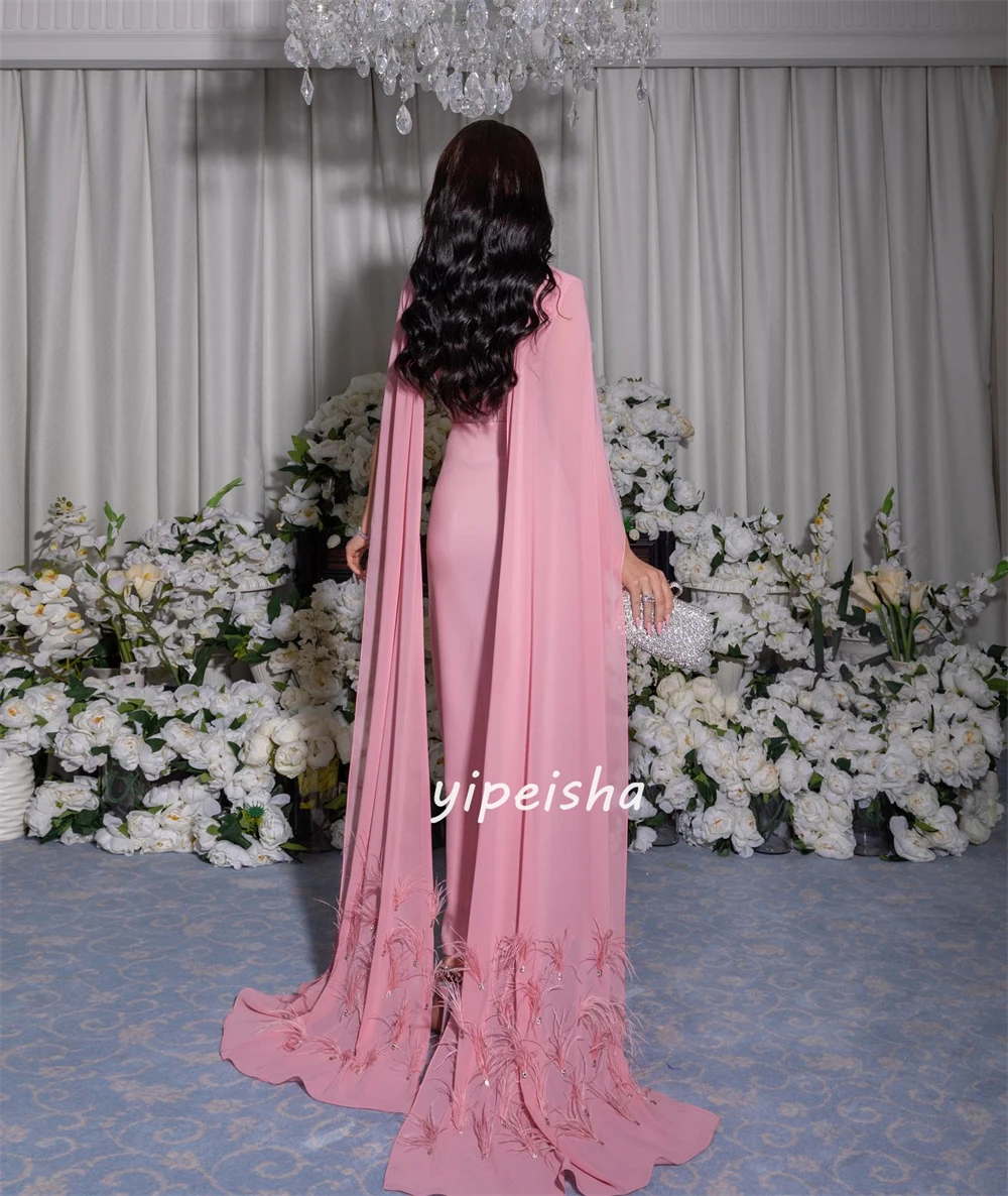 فساتين Quinceanera أنيقة مع زهرة شرابة ، فستان متوسط الطول برقبة دائرية ، زين مستقيم ، جيرسيه روتشد ، طراز حديث ، بين الرجال