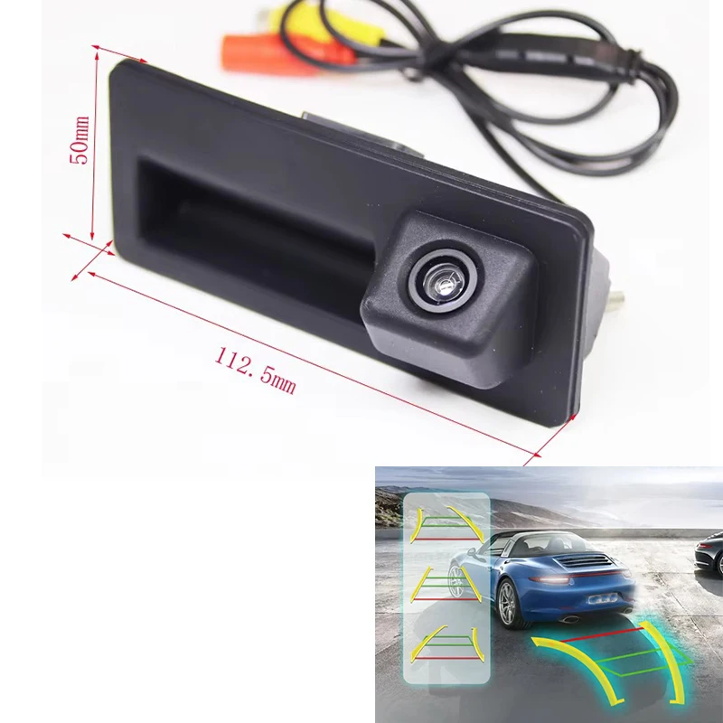 

Dynamic Trajectory Car Rear View Camera for Audi A4 A5 S5 Q3 Q5 for B6 B7 Passat Tiguan Golf Touran Sharan MK6 Waterproof
