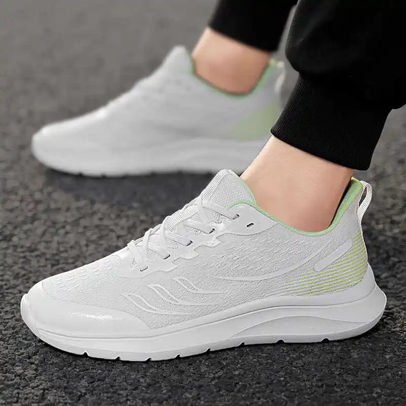 High Tops Elastic Lace Snaeaker For Men Loafers Sports Shoes For Men Trends Sneakers Luxury Bascket Top Grade Racing
