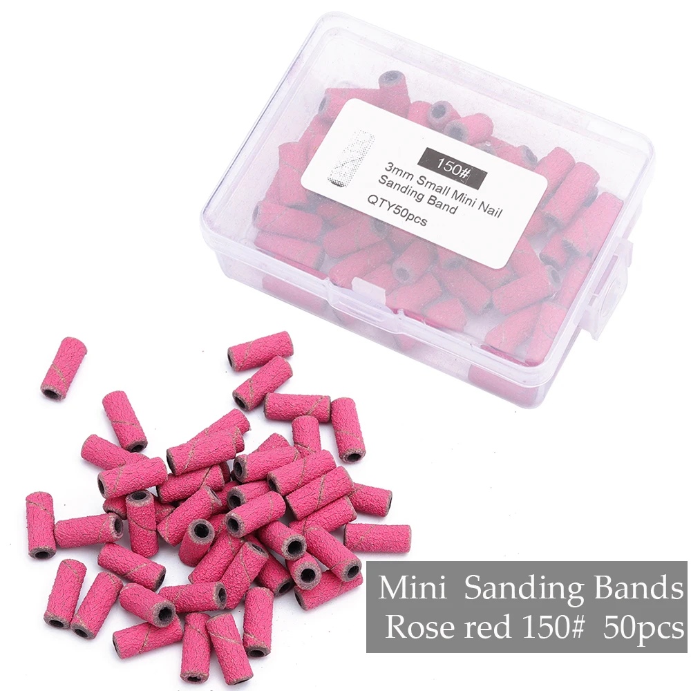 3mm 미니 제브라 네일 샌딩 밴드 전동 네일 머신 네일 드릴 비트 UV 젤 아크릴 폴리쉬 리무버 네일 액세서리 도구