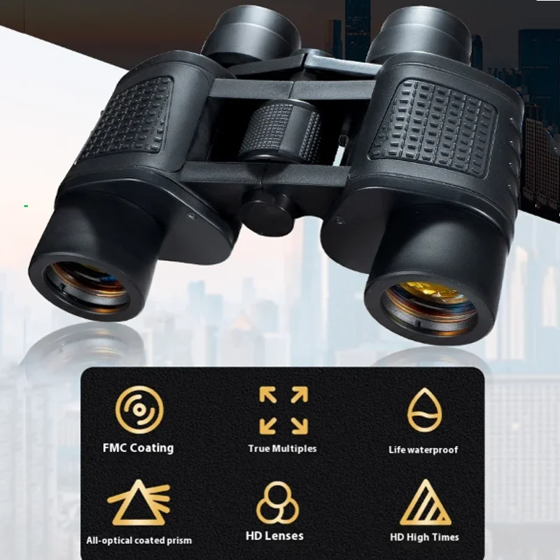 Portable 90X90 Binoculars Long Range HD High Power Telescope Professional Waterproof for Outdoor Camping Hunting Bird Watch