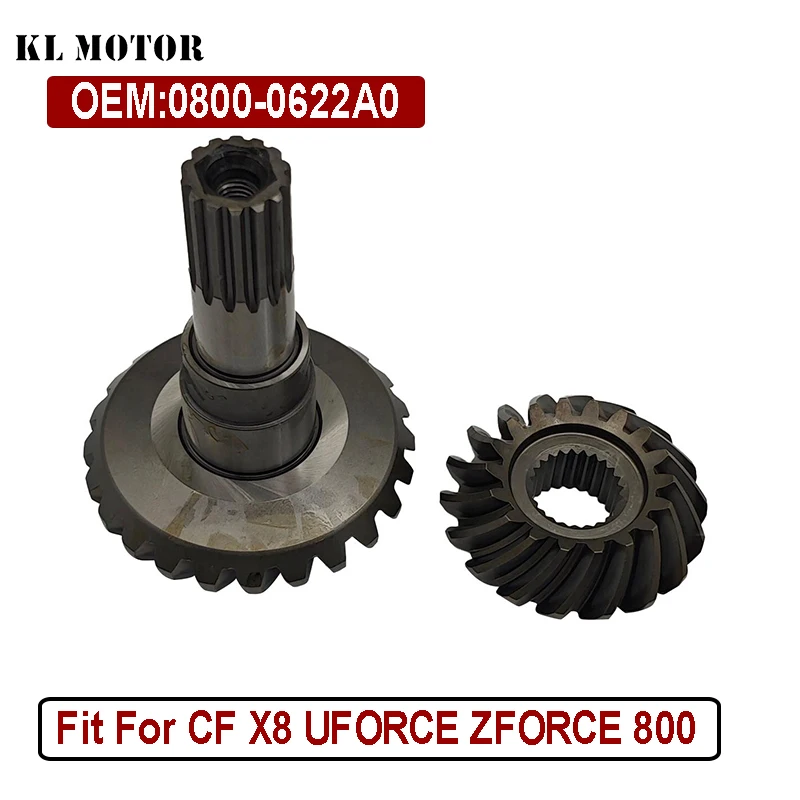 CF X8 UFORCE ZFORCE 800 Drive & Driven Bevel Gear Comp OEM 0800-0622A0 Motorcycle Parts