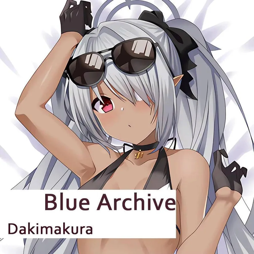

Blue Body Pillow Case Cover Archive Dakimakura Game Anime Cosplay Otaku Bedding
