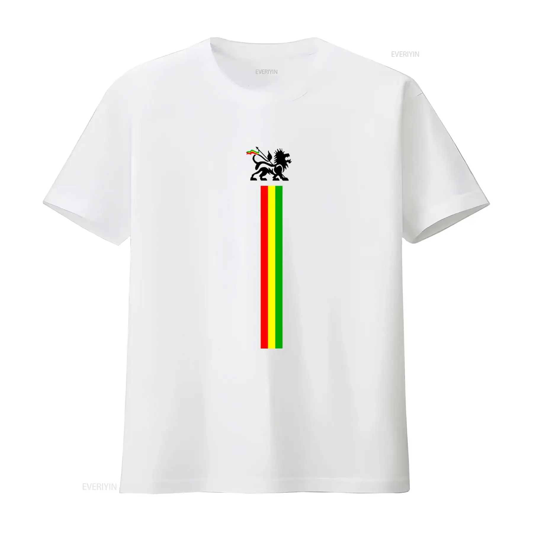 Lion Of Judah T Shirt Reggae Rasta Bob Marley Rastafarian Sizes S XXXL vintage Washed Slightly fashion Breathable Stretched