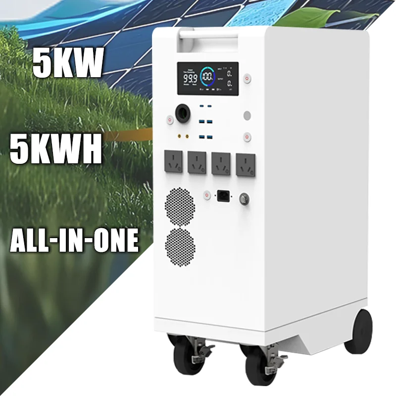 LUSEN All-In-One Rechargeable 51.2V LiFePO4 Battery 10-20kW Hybrid/Off-Grid Grid Compatible CAN/Rs485/RS-232 Communication IP65
