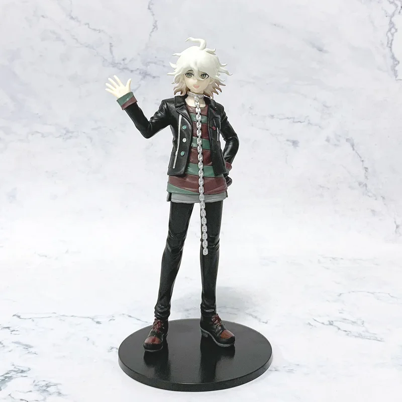 Figura de Anime Komaeda Nagito de 20cm, muñeco de acción coleccionable Danganronpa, juguete en miniatura, desfile emergente adecuado para todas las edades