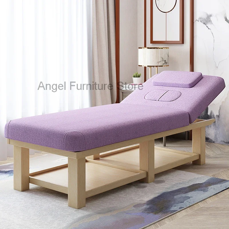 

Stretcher Reclining Cosmetic Bed Spa Functional Folding Massage Bed Mattress Lounger Camilla Masaje Beauty Furniture MQ50MB