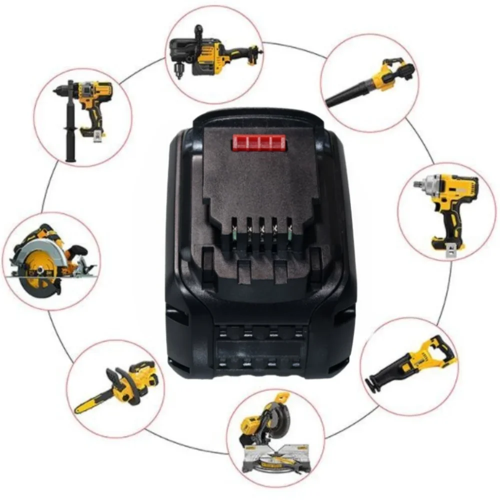 9.0Ah 20V 60V MAX Сменный аккумулятор для Dewalt DCB606 DCB609 DCB205 DCB204 DCB206 DCB209 Электроинструменты Литий-ионный аккумулятор