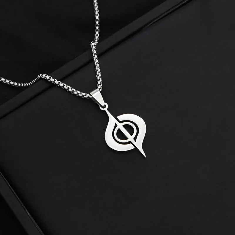 Murata Himeko Bronya Zaychik Kiana Kaslana Peripheral Attributes Wind Fire and Ice Pendant Titanium Steel Necklace Pendant