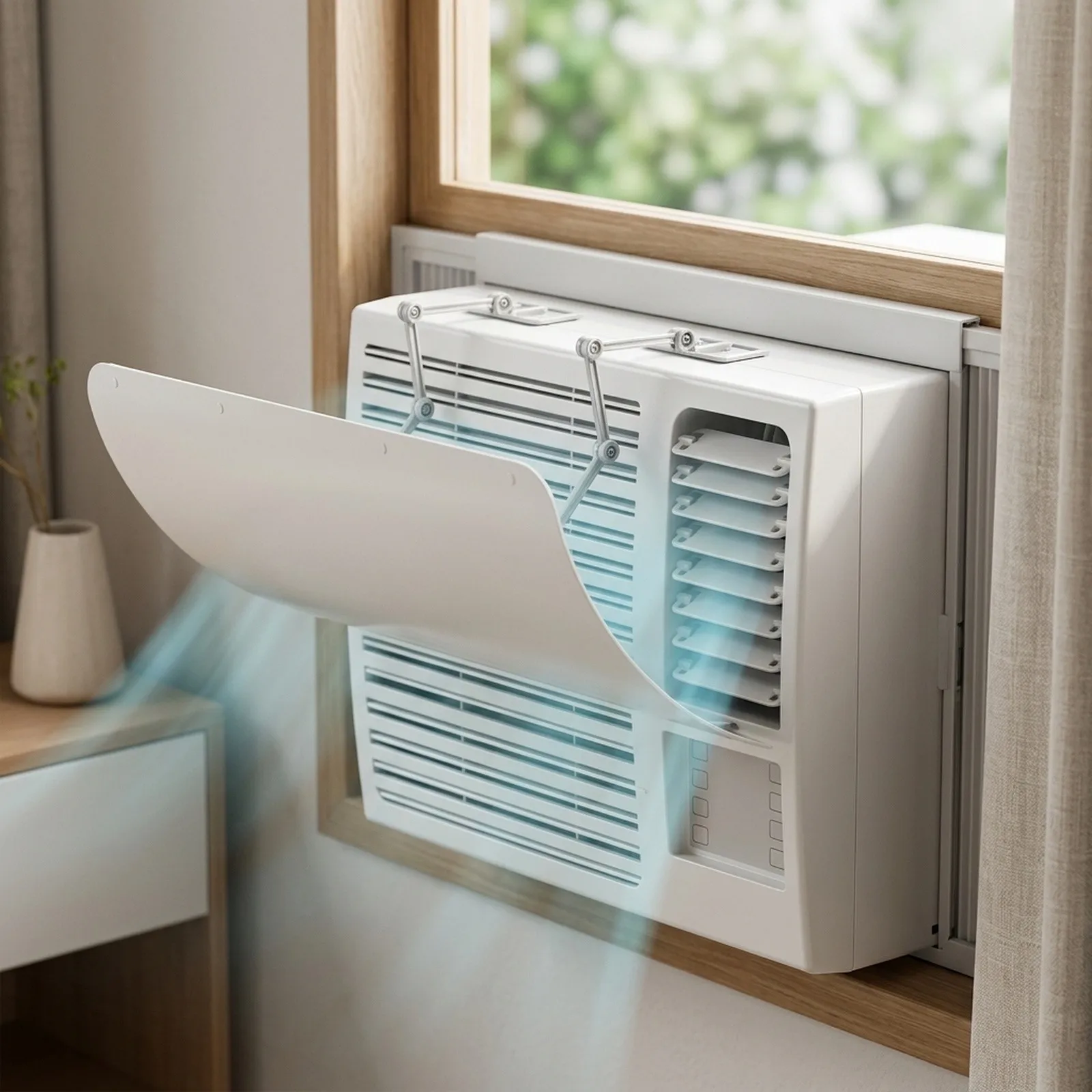 1pc Air Conditioner Deflector For Casement Wind Deflector for Air Deflector AC Deflector Wall Unit Wall AC Unit Up
