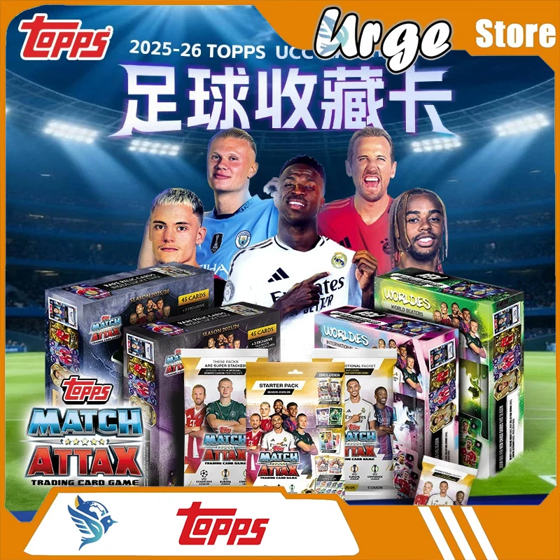 Tarjeta Coleccionable Topps UCC Match Attax 2025/26 - Mega Tin y Booster Tin - Colección de Tarjetas de Fútbol de la UEFA Champions League