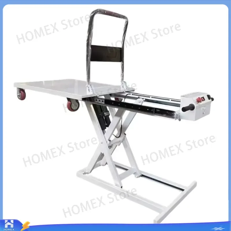 Manual Scissor Lift Table Portable Hydraulic Lifting Platform Trolley Small Loading Truck Warehouse Handling Equipment Cart