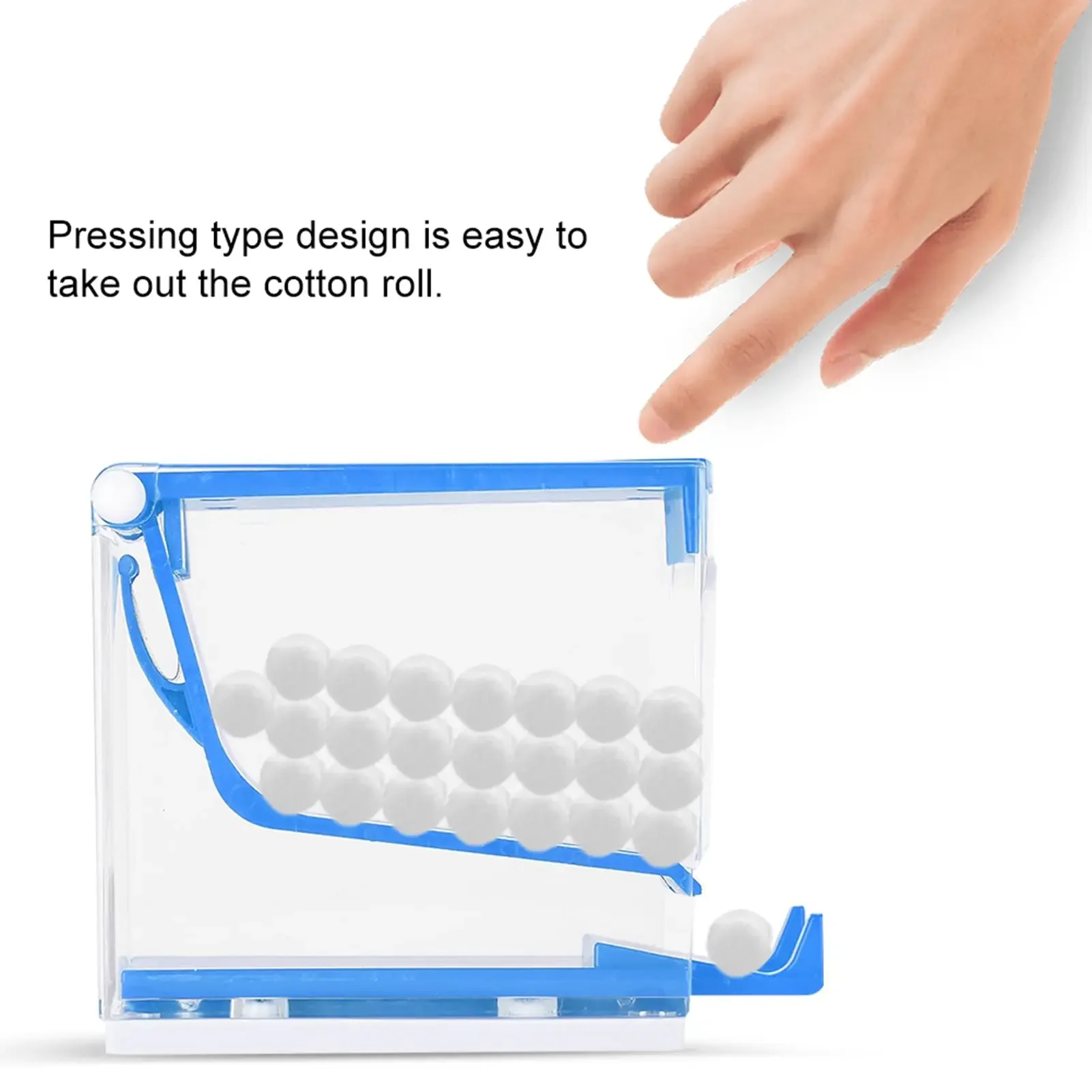 Dental Cotton Roll Dispenser Swab Holder Press Type Storage Box Organizer 6 Colors Dentist Clinic Container Dentistry Supplies